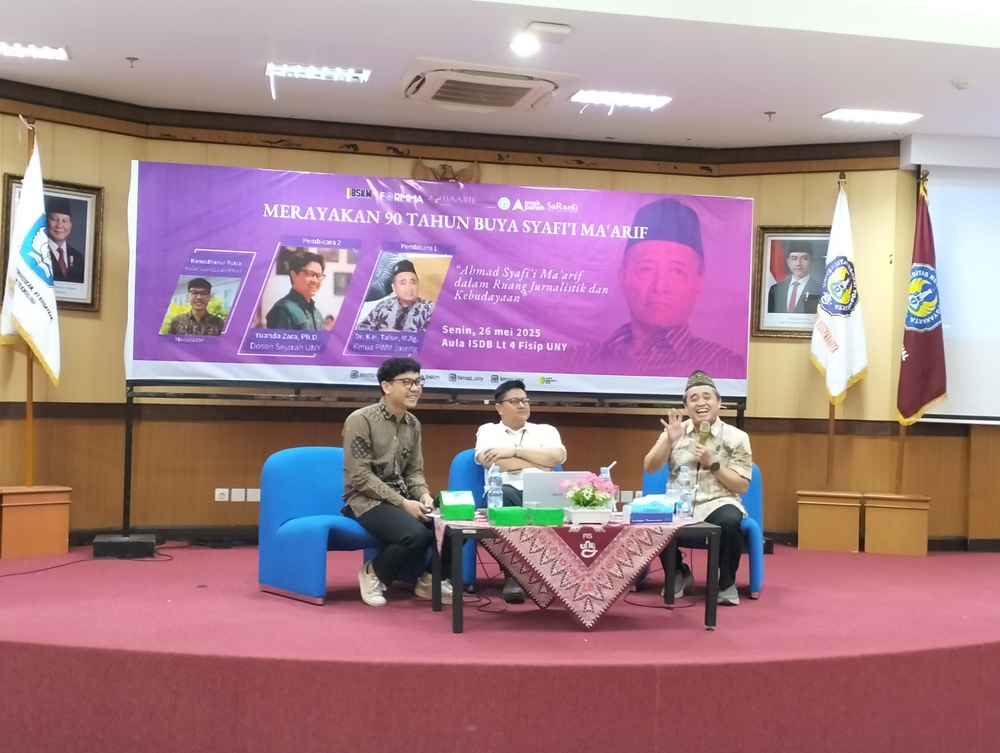Talkshow Merayakan 90 Tahun Buya Syafii Maarif. Foto: Cris