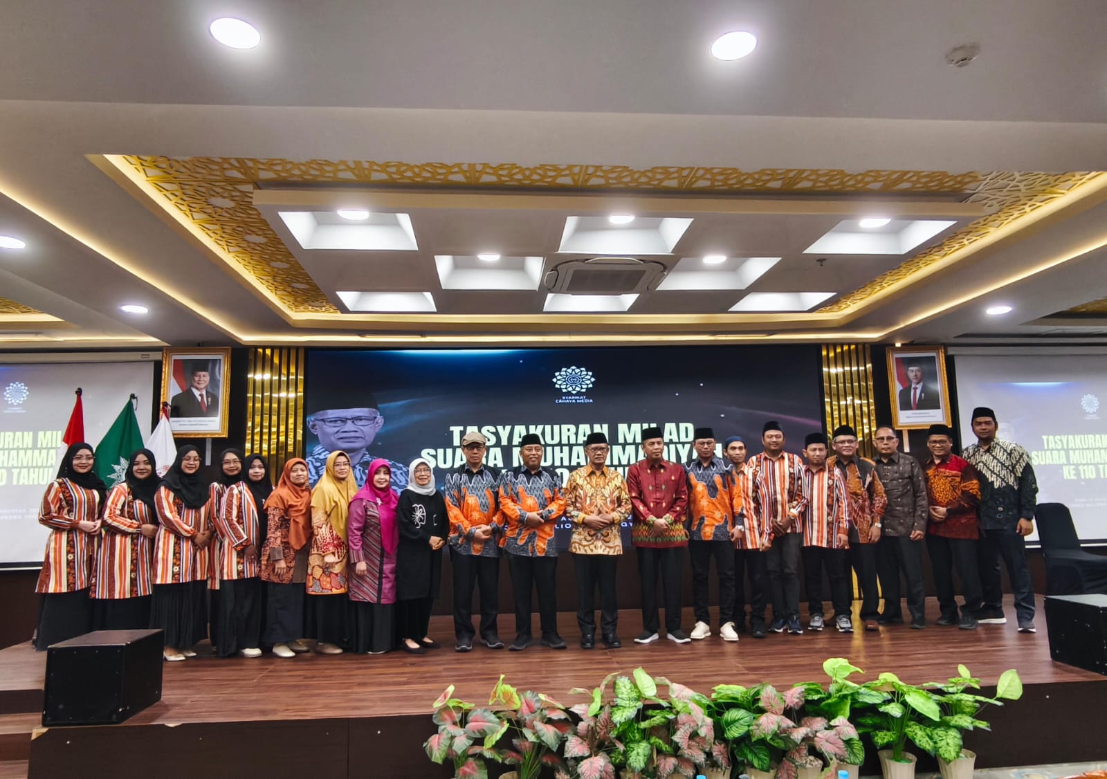 Malam tasyakuran Milad ke-110 Suara Muhammadiyah di SM Tower Malioboro Yogyakarta. Foto: Cris