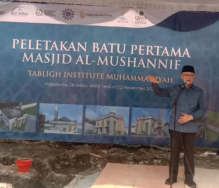 Ketua Umum Pimpinan Pusat Muhammadiyah Prof Dr KH Haedar Nashir, MSi. Doc. SM