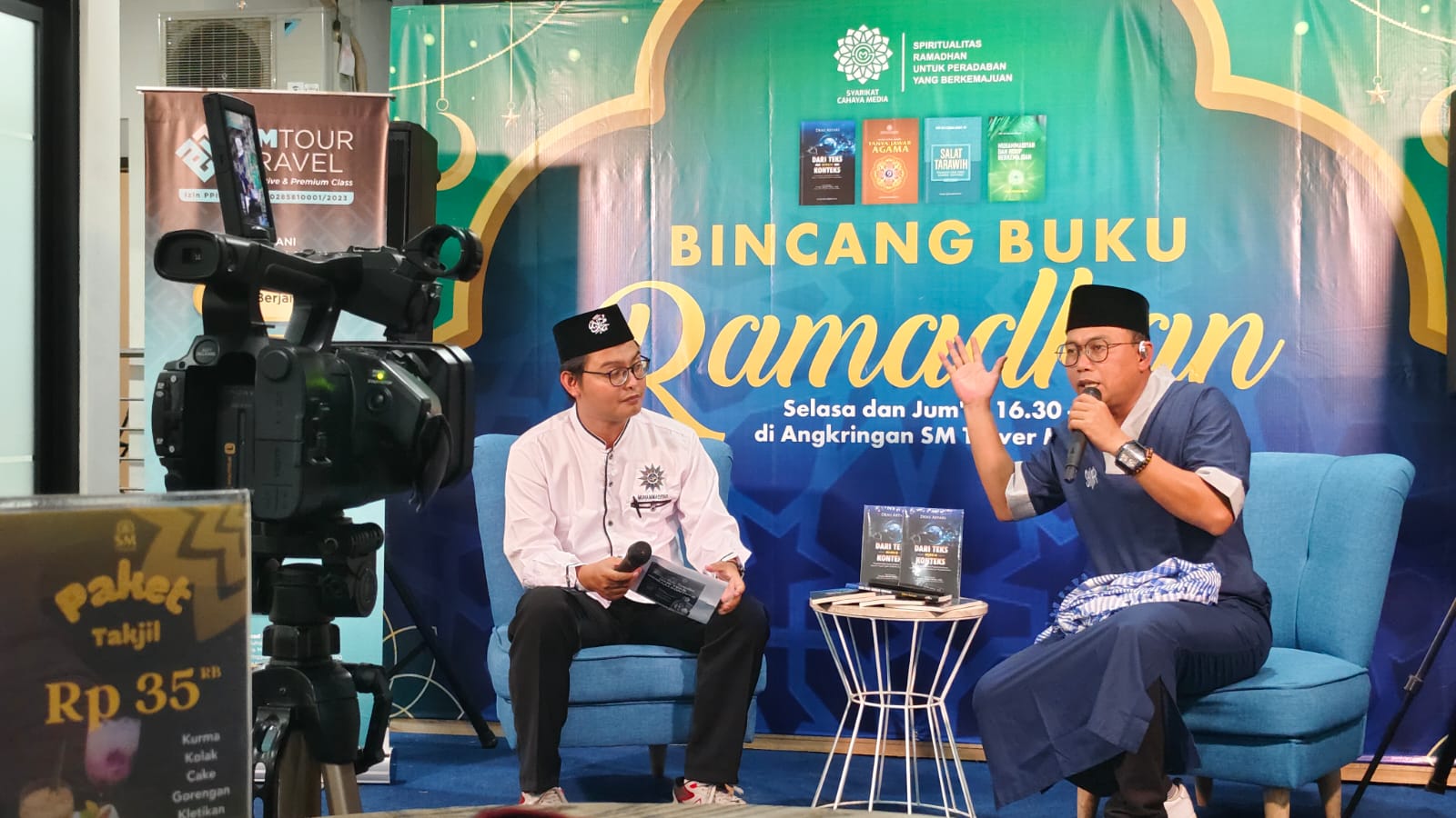 Bincang Buku Ramadhan Bersama Direktur Utama PT Syarikat Cahaya Media / Suara Muhammadiyah Deni Asy’ari, MA., Dt Marajo
