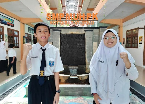 Dua Siswa SMP Muhammadiyah PK Sabet Medali di Kompetisi Sains Nasional
