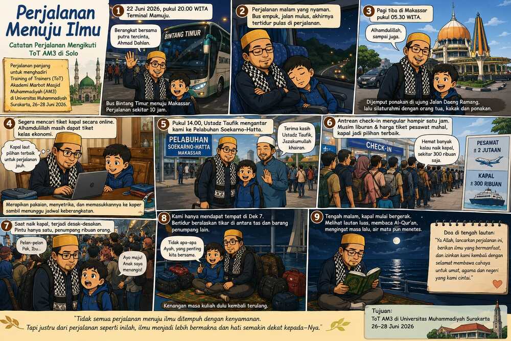 Kisah Perjalanan Mengikuti ToT Akademi Marbot Masjid Muhammadiyah (1)