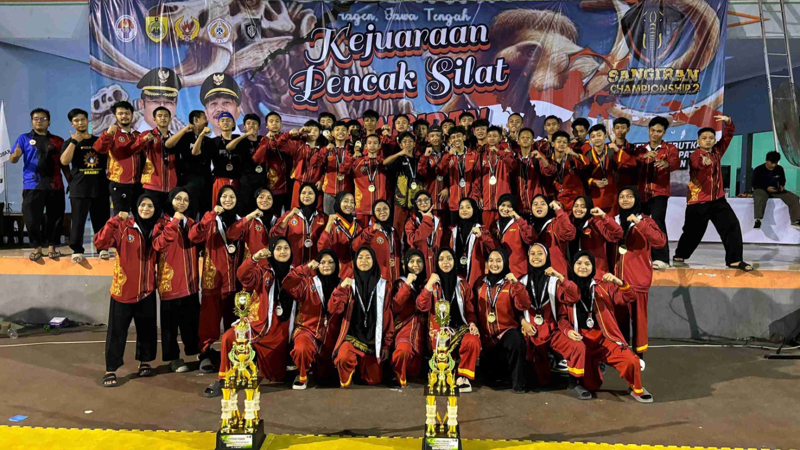 Kontingen Pencak Silat Ponpes Dimsa Sragen
