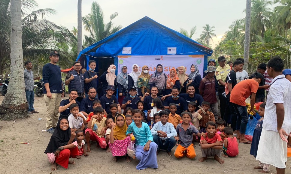 Lazismu dan MDMC Aceh bergerak berikan layanan kesehatan dan psikososial untuk masyarakat pengungsi setempat (2/3).