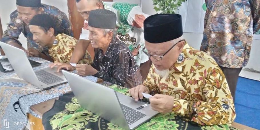 Pertama kali Musyran Muhammadiyah Karangasem Desa Karangdawa Gunakan E-voting di Cabang Margasari Kabupaten Tegal