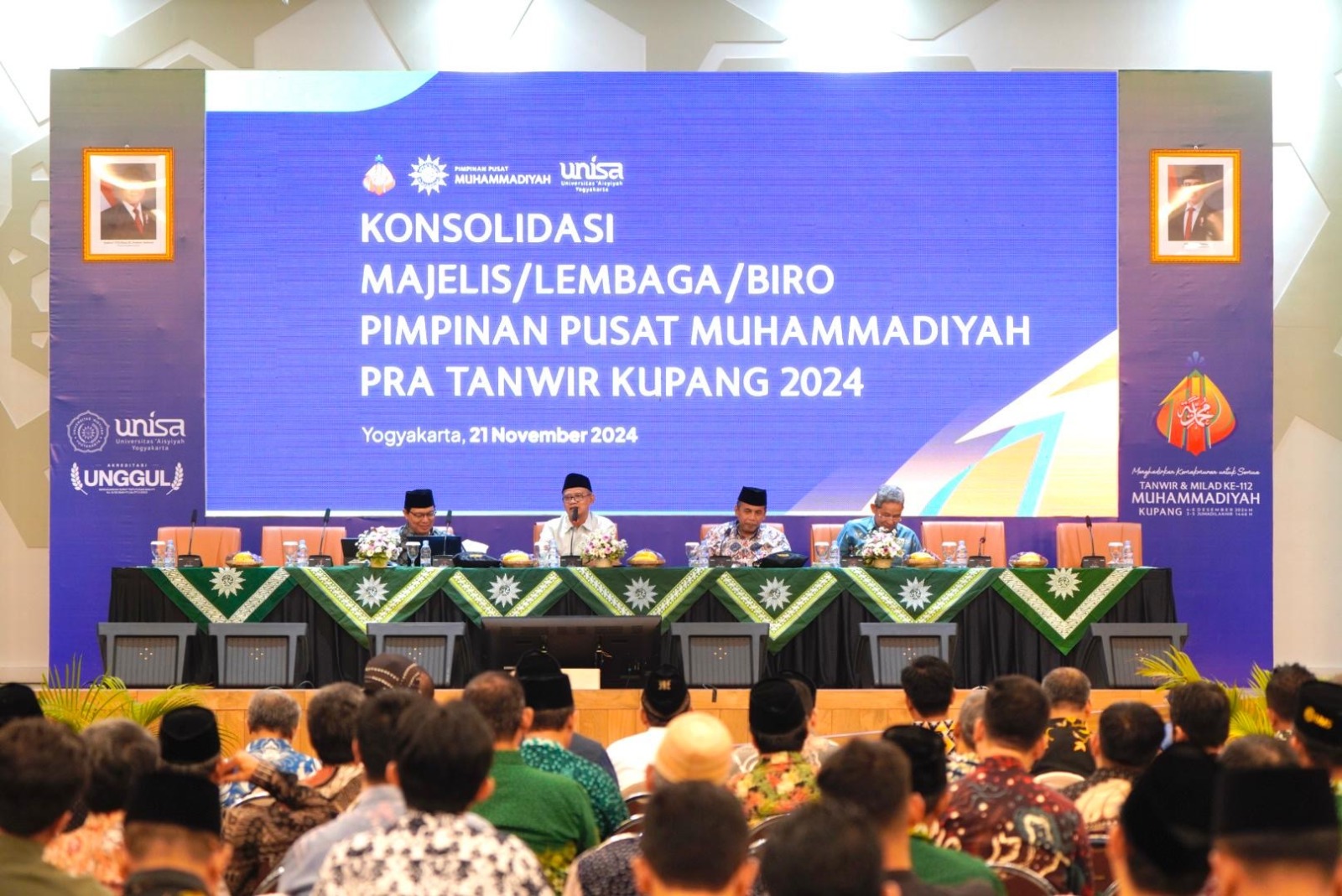 Konsolidasi Majelis, Lembaga, Biro, Pimpinan Pusat Muhammadiyah Pra Tanwir Kupang 2024 (21/11).