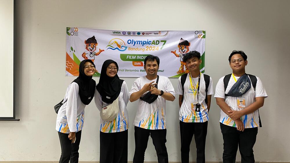 Tim Broadcasting SMK Muhammadiyah 1 Yogyakarta yang ikut OlympicAD VII Nasional 2024