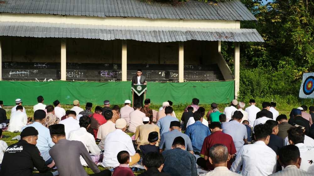 Shalat Id di Lapangan Kopertis Bumijo Yogyakarta. Fotoi: Cris